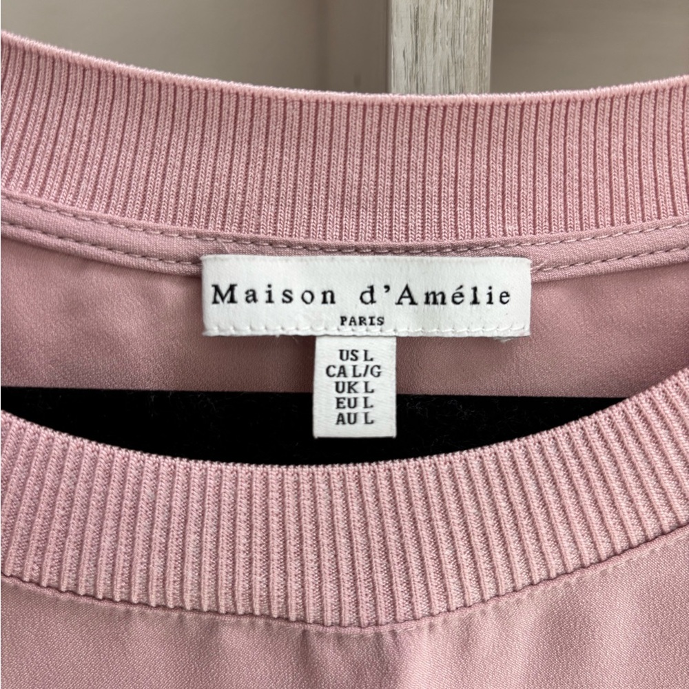Pink Ruffle Sleeve Blouse - Picture 2 of 5